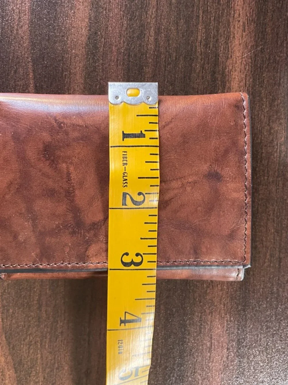 NWT Croft & Barrow Genuine Leather Flip Trifold Wallet — Brown
